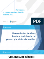 Herramientas Jurídicas Frente A La Violencia de Género y La Violencia Familiar