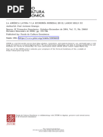 José Antonio Ocampo (2004) "La América Latina y La Economía Mundial en El Largo Siglo XX" (Pp. 725-786)