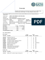 Example of A Transcript