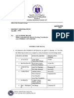 District Memorandum 28 S 2024 Conduct of ELLNA