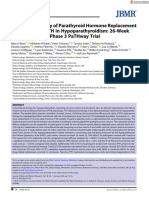 J of Bone Mineral Res - 2022 - Khan - Efficacy and Safety of Parathyroid Hormone Replacement With TransCon PTH in