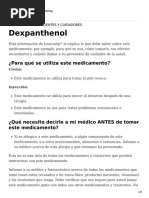 Dexpanthenol: ¿Para Qué Se Utiliza Este Medicamento?