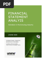 Report IFRS - Heineken and Carlsberg