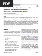 The Critical Roles of Circular RNAs in Basic Research and Clinical Application of Female Reproductive Related Diseases