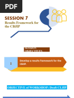 SESSION 7 - Results Framework