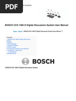 Ccs 1000 D Digital Discussion System Manual