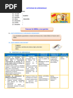 D2 A2 SESION REL. Conoce La Biblia y Sus Partes