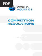 World Aquatics - Competition Regulations - 5th July 2023 - Final - Revised 0.2