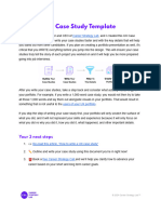 Template - UX Case Study by Sarah Doody