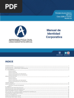 Manual de Identidad Corporativa Aerocivil Primera Ver