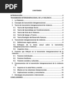 Transmisión Intergeneracional de La Violencia