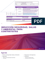 Inducción de Seguridad - Contratistas Ago 2023