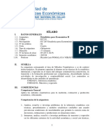 Silabo CUARTO-CICLO-ESTADISTICA PARA ECONOMISTAS II Unac