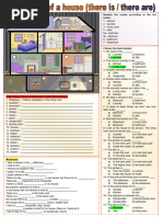 Rooms of The House There Be Grammar Drills Picture Description Exercises - 145644