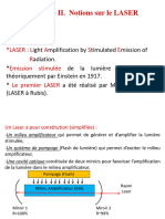 CH. II. Notions Sur Le LASER. LPA 2022