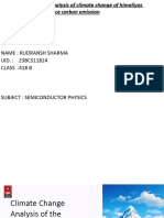 And Suggestion To Reduce Carbon Emission: Name: Rudransh Sharma UID.: 23BCS11824 Class:418 B