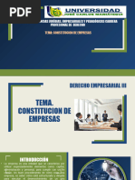 Constitución de Empresas