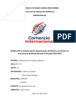 Analisis de Importacion de Diesel