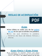 Clase REGLAS DE ACENTUACIÓN-1