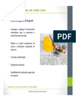 Sofware para Estimación de Costos