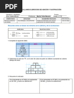 Ejercicios de Adicion y Sustraccion