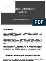 Minerais, Vitaminas e Aditivos