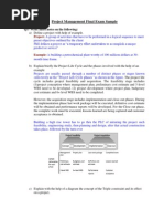 Final Exam Model For PM (Final)