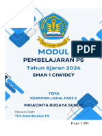 Modul Siswa Projek P5 Kearifan Lokal