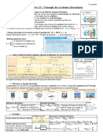 Résumé Chapitre 13 L Energie Des Systèmes Électriques