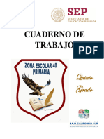 Cuaderno de Trabajo 5°