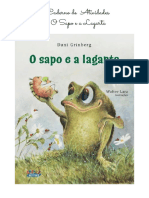 Caderno de Atividades O Sapo e A Lagarta