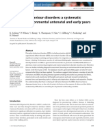 Lec 2 Disruptive Behaviour Disorders A Systematic Review