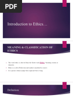 Unit 1 Introduction To Ethics