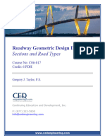 Roadway Geometric Design II - Cross-Sections and Road Types