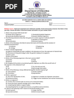 QUARTER 2 EXAM Earth and Life Science