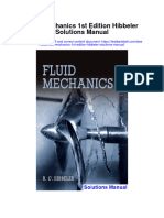 Full Download Fluid Mechanics 1St Edition Hibbeler Solutions Manual PDF