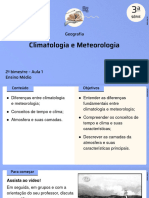 Climatologia e Meteorologia: Geografia