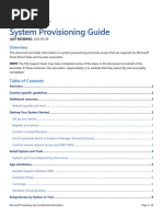 System Provisioning Guide 2