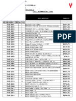 LISTA DE Filtros WEGA 1 FEBRERO 2024