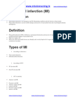 Myocardial Infarction Notes