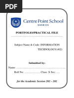 ClassXSamplePortfolioFileforreference PDF