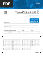 Avaliação Diagnóstica: Caderno