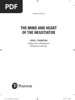 The Mind and Heart of The Negotiator: Leigh L. Thompson