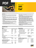 Ficha Tecnica Minicargador Cat 246D