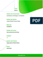 Tarea Semana 2 - Aprovechamiento Del Tiempo Juliana