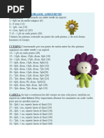 Muñeco Flor Amigurumi