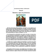 Tema 8 Bautismo, Signo de Pertenencia: Ción Administrado Por El Agua y La Palabra." (II. 2. 5)