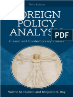 (Required Reading) Hudson & Day Benjamin S. Day, Valerie M. Hudson - Foreign Policy Analysis - Classic and Contemporary Theory - CHP 5