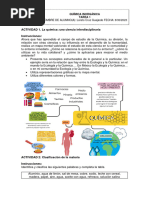 Tarea 1 Materia, Mezclas y Energia