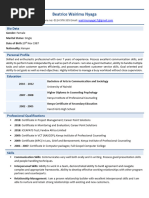 Beatrice Nyaga's CV-Revised 2021